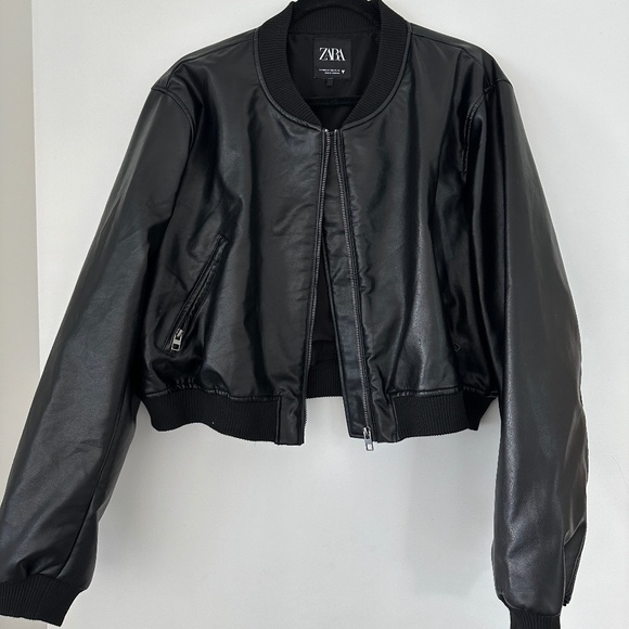 Zara Faux Leather Jacket - Picture 1 of 1